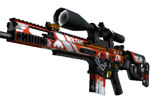 StatTrak™ SCAR-20 | Bloodsport (Field-Tested) - Classified - Weapon - from The Gamma Collection
