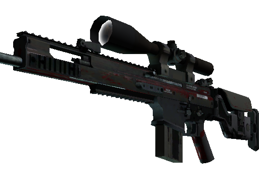 StatTrak™ SCAR-20 | Crimson Web (Battle-Scarred) - Mil-Spec - Weapon - from The Arms Deal 2 Collection