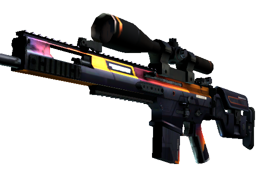 StatTrak™ SCAR-20 | Enforcer (Well-Worn) - Restricted - Weapon - from The Prisma 2 Collection