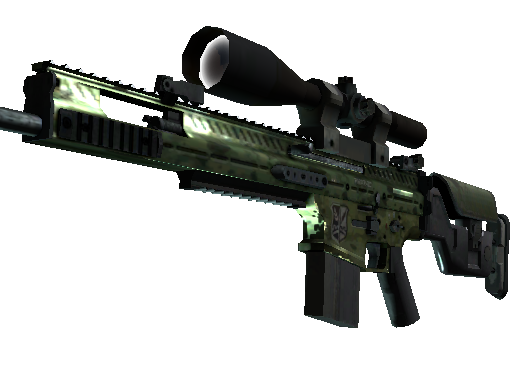 StatTrak™ SCAR-20 | Green Marine (Field-Tested) - Mil-Spec - Weapon - from The Shadow Collection