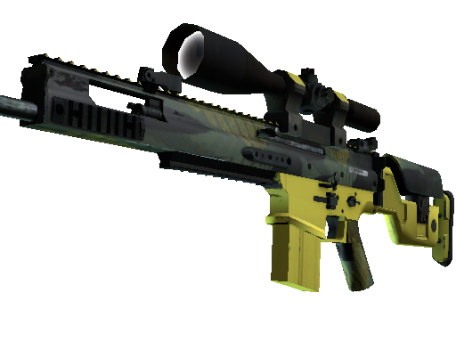 StatTrak™ SCAR-20 | Jungle Slipstream (Factory New) - Mil-Spec - Weapon - from The Spectrum 2 Collection