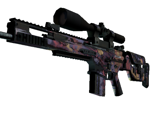 StatTrak™ SCAR-20 | Poultrygeist (Well-Worn) - Mil-Spec - Weapon - from The Dreams & Nightmares Collection