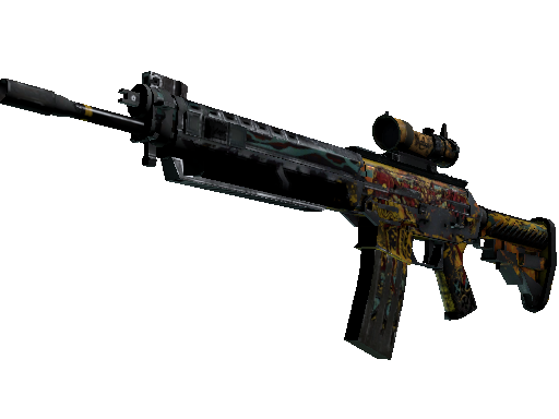 StatTrak™ SG 553 | Colony IV (Battle-Scarred) - Classified - Weapon - from The Shattered Web Collection