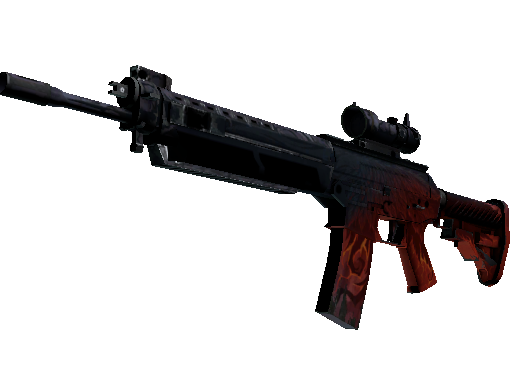 StatTrak™ SG 553 | Darkwing (Battle-Scarred) - Restricted - Weapon - from The Prisma 2 Collection