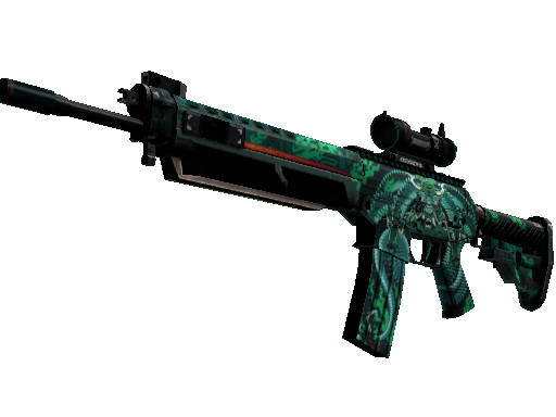StatTrak™ SG 553 | Dragon Tech (Field-Tested) - Restricted - Weapon - from The Recoil Collection