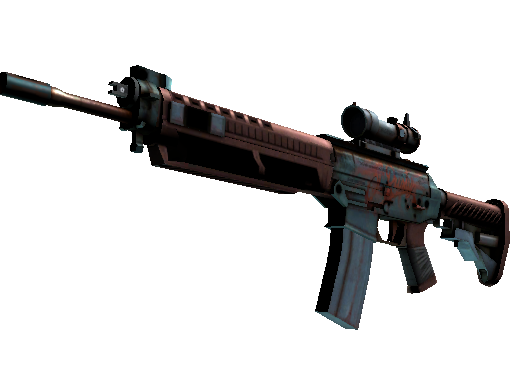 StatTrak™ SG 553 | Ol' Rusty (Battle-Scarred) - Mil-Spec - Weapon - from The Fracture Collection