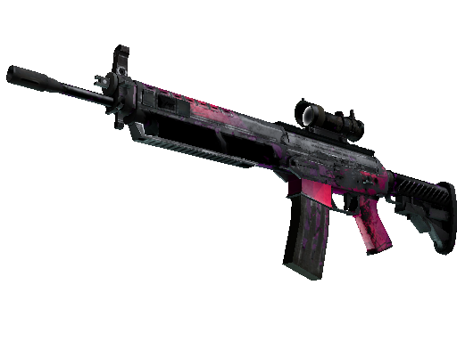 StatTrak™ SG 553 | Pulse (Battle-Scarred) - Restricted - Weapon - from The Phoenix Collection