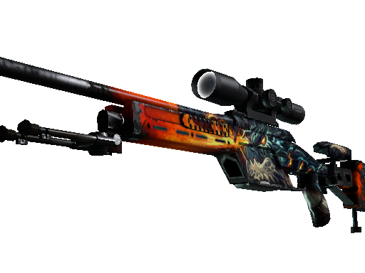 StatTrak™ SSG 08 | Dragonfire (Field-Tested) - Covert - Weapon - from The Glove Collection