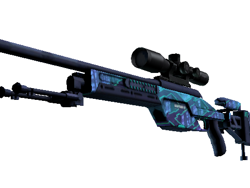 StatTrak™ SSG 08 | Mainframe 001 (Minimal Wear) - Mil-Spec - Weapon - from The Fracture Collection