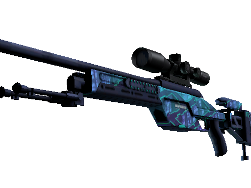 StatTrak™ SSG 08 | Mainframe 001 (Well-Worn) - Mil-Spec - Weapon - from The Fracture Collection