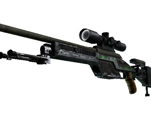 StatTrak™ SSG 08 | Necropos (Battle-Scarred) - Mil-Spec - Weapon - from The Wildfire Collection
