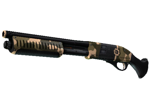 StatTrak™ Sawed-Off | Black Sand (Minimal Wear) - Mil-Spec - Weapon - from The Danger Zone Collection