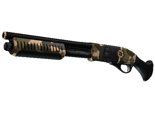 StatTrak™ Sawed-Off | Black Sand (Well-Worn) - Mil-Spec - Weapon - from The Danger Zone Collection