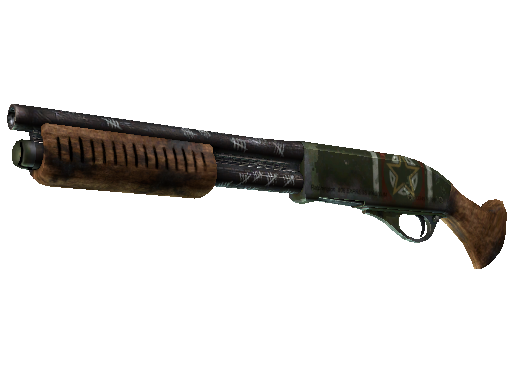 StatTrak™ Sawed-Off | Fubar (Battle-Scarred) - Mil-Spec - Weapon - from The Chroma 3 Collection