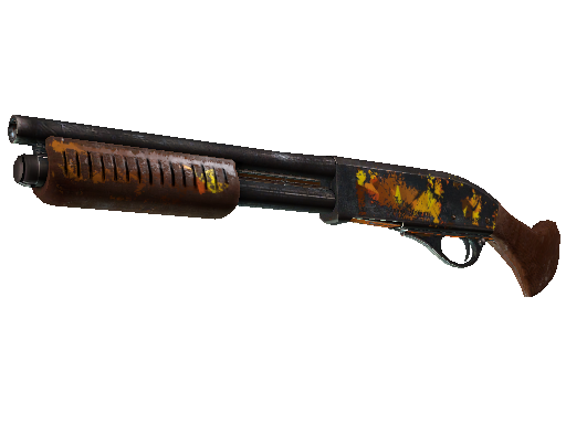 StatTrak™ Sawed-Off | Origami (Battle-Scarred) - Mil-Spec - Weapon - from The Chroma 2 Collection