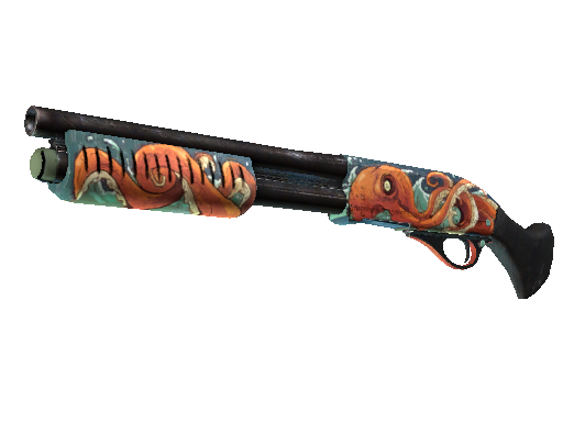 StatTrak™ Sawed-Off | The Kraken (Factory New) - Covert - Weapon - from The Winter Offensive Collection