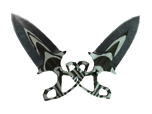 ★ StatTrak™ Shadow Daggers | Black Laminate (Factory New) - Covert - Knife - from The Shadow Collection