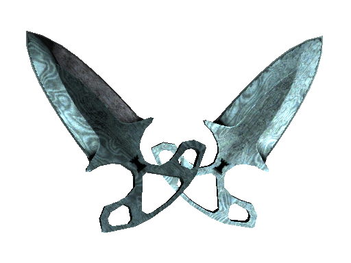 ★ StatTrak™ Shadow Daggers | Damascus Steel (Battle-Scarred) - Covert - Knife - from The Shadow Collection