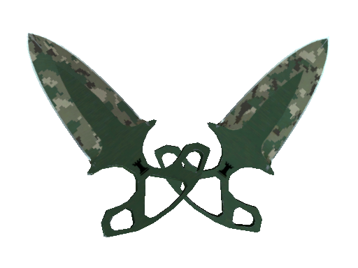 ★ StatTrak™ Shadow Daggers | Forest DDPAT (Well-Worn) - Covert - Knife - from The Shadow Collection