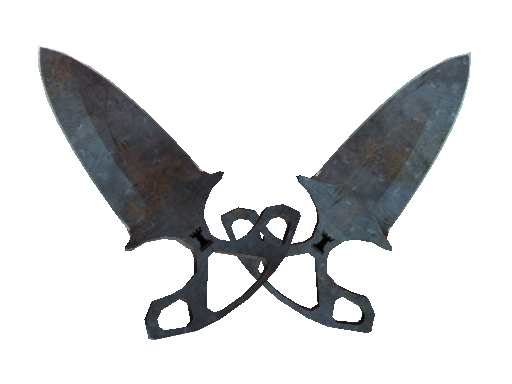 ★ StatTrak™ Shadow Daggers | Rust Coat (Well-Worn) - Covert - Knife - from The Shadow Collection