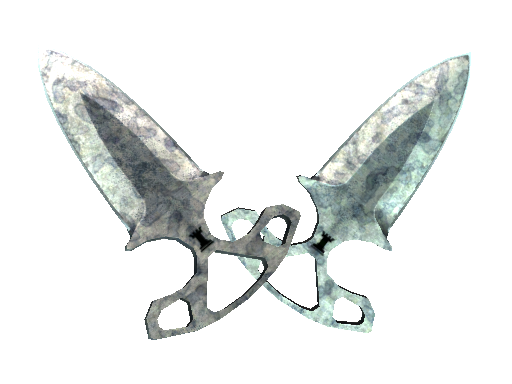 ★ StatTrak™ Shadow Daggers | Stained (Battle-Scarred) - Covert - Knife - from The Shadow Collection