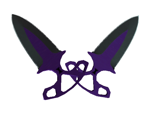 ★ StatTrak™ Shadow Daggers | Ultraviolet (Minimal Wear) - Covert - Knife - from The Shadow Collection