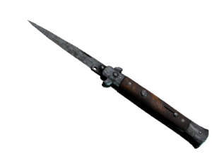 Stiletto Knife | Damascus Steel