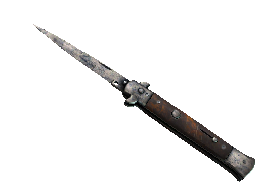 ★ StatTrak™ Stiletto Knife | Stained (Battle-Scarred) - Covert - Knife