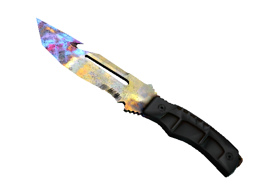 ★ StatTrak™ Survival Knife | Case Hardened (Well-Worn) - Covert - Knife