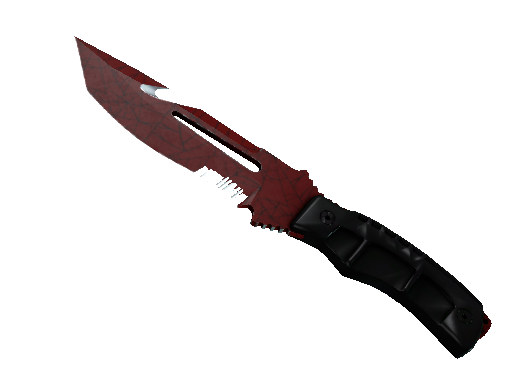 ★ StatTrak™ Survival Knife | Crimson Web (Well-Worn) - Covert - Knife