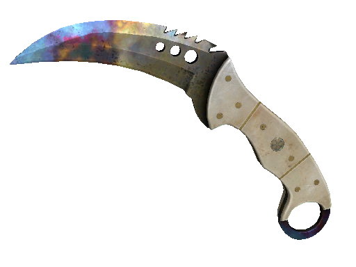 ★ StatTrak™ Talon Knife | Case Hardened (Well-Worn) - Covert - Knife - from The Horizon Collection