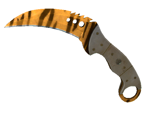 ★ StatTrak™ Talon Knife | Tiger Tooth (Minimal Wear) - Covert - Knife