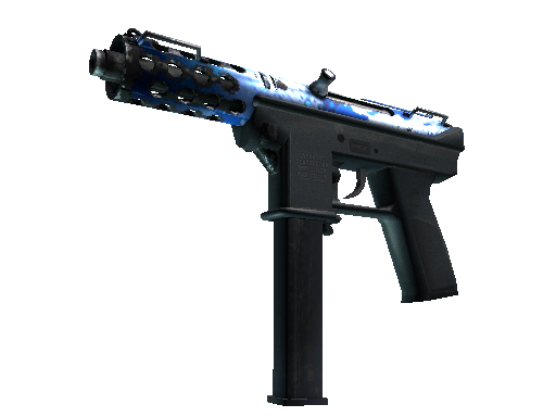 StatTrak™ Tec-9 | Ice Cap (Well-Worn) - Mil-Spec - Weapon - from The Gamma Collection
