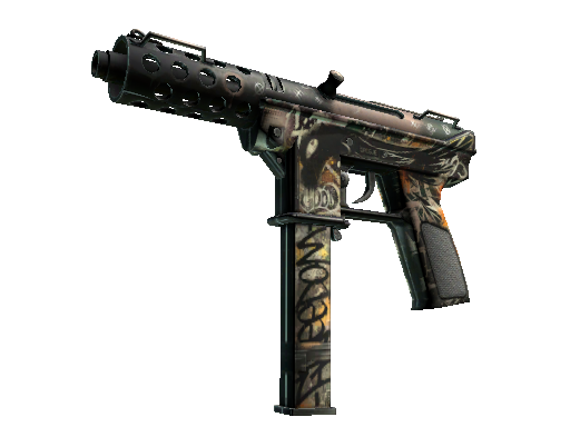 StatTrak™ Tec-9 | Rebel (Well-Worn) - Mil-Spec - Weapon - from The Revolution Collection