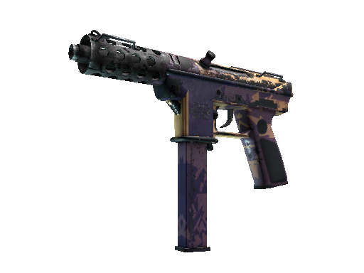 StatTrak™ Tec-9 | Sandstorm (Battle-Scarred) - Mil-Spec - Weapon - from The Phoenix Collection