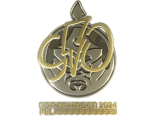 Sticker | 910 (Gold) | Copenhagen 2024 - Extraordinary - Sticker - from Copenhagen 2024 Player Autographs