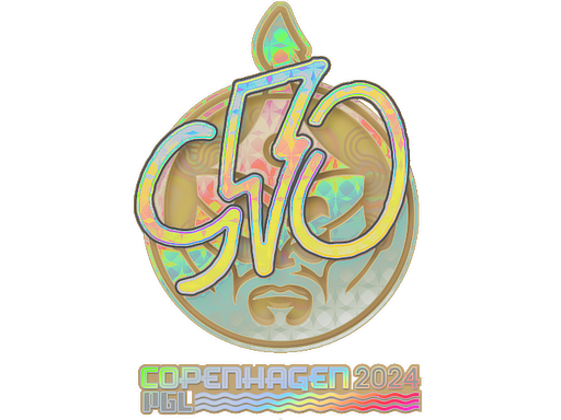 Sticker | 910 (Holo) | Copenhagen 2024 - Exotic - Sticker - from Copenhagen 2024 Player Autographs