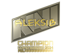 Sticker | Aleksib (Gold, Champion) | Copenhagen 2024
