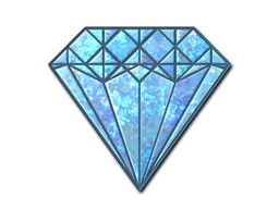 Glitter Blue Gem