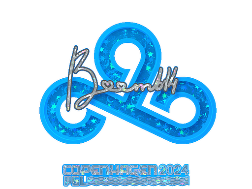 Sticker | Boombl4 (Glitter) | Copenhagen 2024 - Remarkable - Sticker - from Copenhagen 2024 Player Autographs