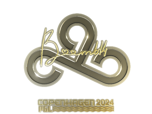Sticker | Boombl4 (Gold) | Copenhagen 2024 - Extraordinary - Sticker - from Copenhagen 2024 Player Autographs