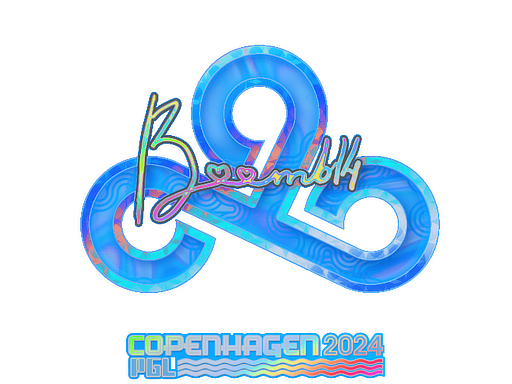 Sticker | Boombl4 (Holo) | Copenhagen 2024 - Exotic - Sticker - from Copenhagen 2024 Player Autographs