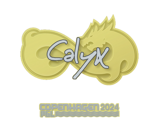 Sticker | Calyx | Copenhagen 2024 - High Grade - Sticker - from Copenhagen 2024 Player Autographs