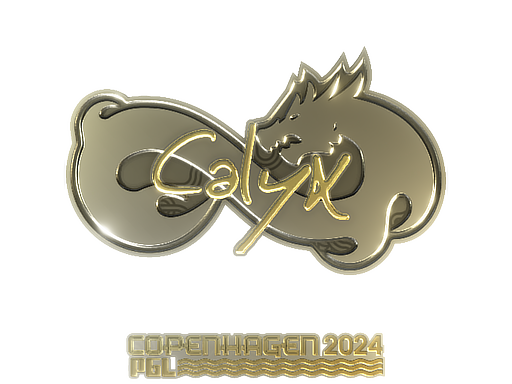 Sticker | Calyx (Gold) | Copenhagen 2024 - Extraordinary - Sticker - from Copenhagen 2024 Player Autographs