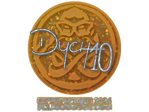 Sticker | Dycha (Glitter) | Copenhagen 2024 - Remarkable - Sticker - from Copenhagen 2024 Player Autographs
