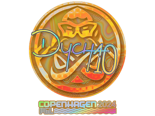 Sticker | Dycha (Holo) | Copenhagen 2024 - Exotic - Sticker - from Copenhagen 2024 Player Autographs