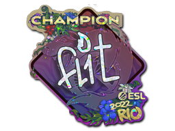 Sticker | FL1T (Glitter, Champion) | Rio 2022 - Remarkable - Sticker - from Rio 2022 Player Autographs