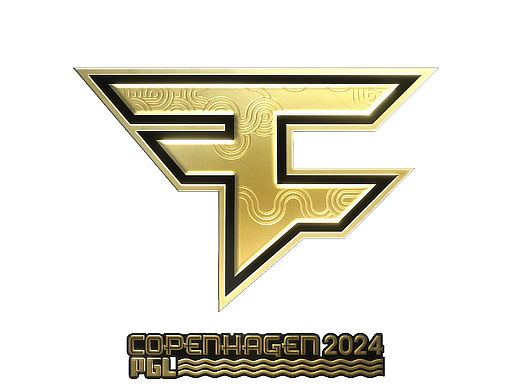 Sticker | FaZe Clan (Gold) | Copenhagen 2024 - Extraordinary - Sticker - from Copenhagen 2024 Legends Stickers