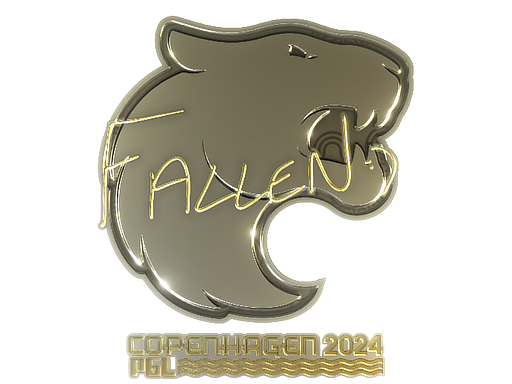 Sticker | FalleN (Gold) | Copenhagen 2024 - Extraordinary - Sticker - from Copenhagen 2024 Player Autographs