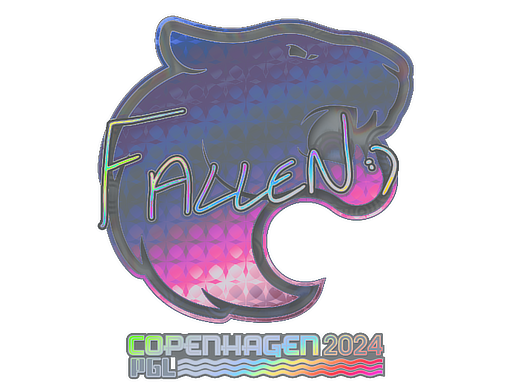 Sticker | FalleN (Holo) | Copenhagen 2024 - Exotic - Sticker - from Copenhagen 2024 Player Autographs